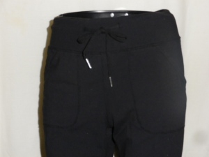 IMGP4363 Lululemon Black Long Pants Front Pockets Drawstring 460